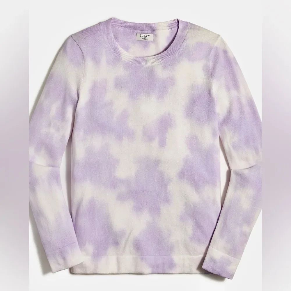 J Crew Tie Dye Teddie Sweater NWT